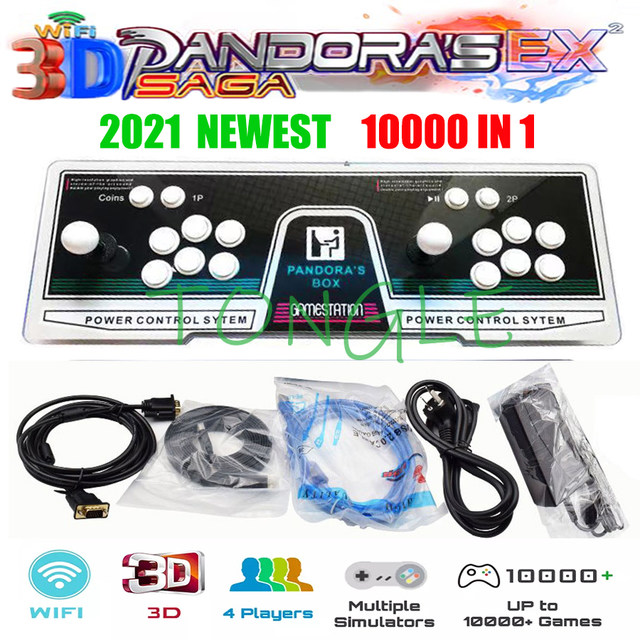 Newest Pandora 3D WIFI EX SAGA Box 128GB 8000 / 10888 In 1