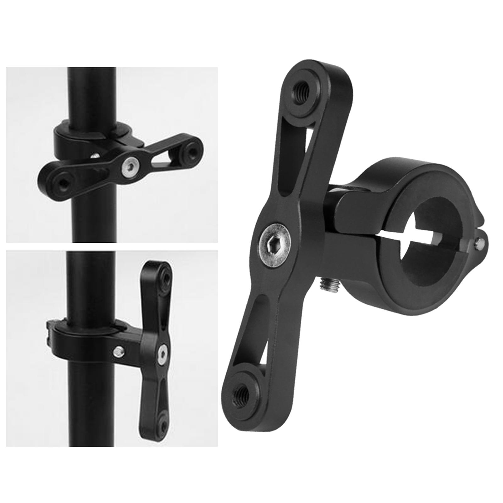 Bicycle Water Bottle Cage Holder Adjustable Strong Aluminum Alloy CNC Machined Clamp Adapter Mount for MTB Mountain Bike