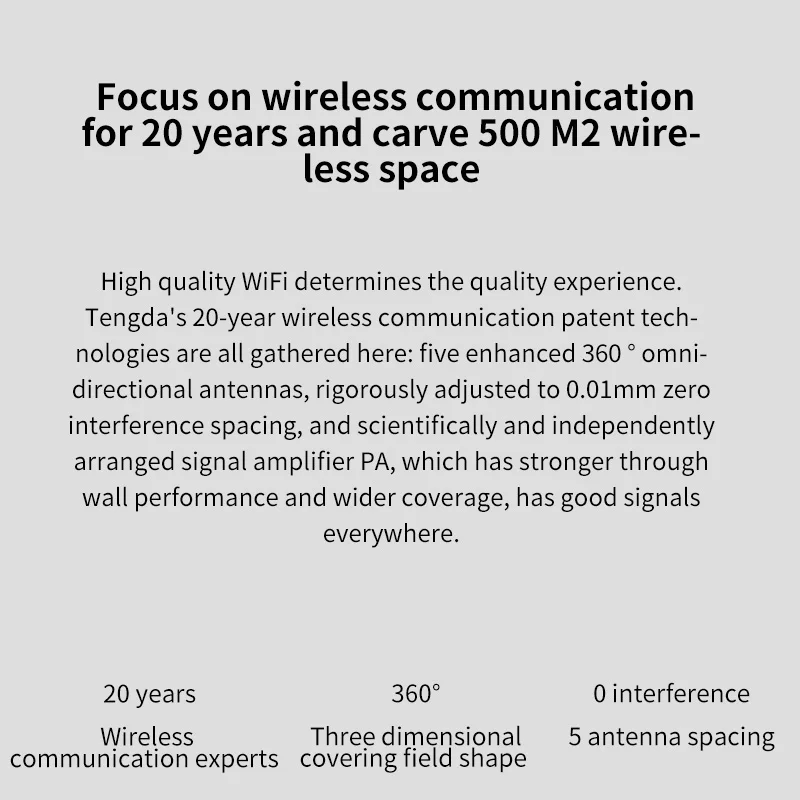 external wifi signal booster Tenda W20E Doanh Nghiệp Không Dây WiFi Router 2.4G/5GHz 1350Mbps Wi-Fi Repeater Với 5 Ăng Ten Và Gigabit cổng 16 AP Quản Lý amplifier hotspot wifi