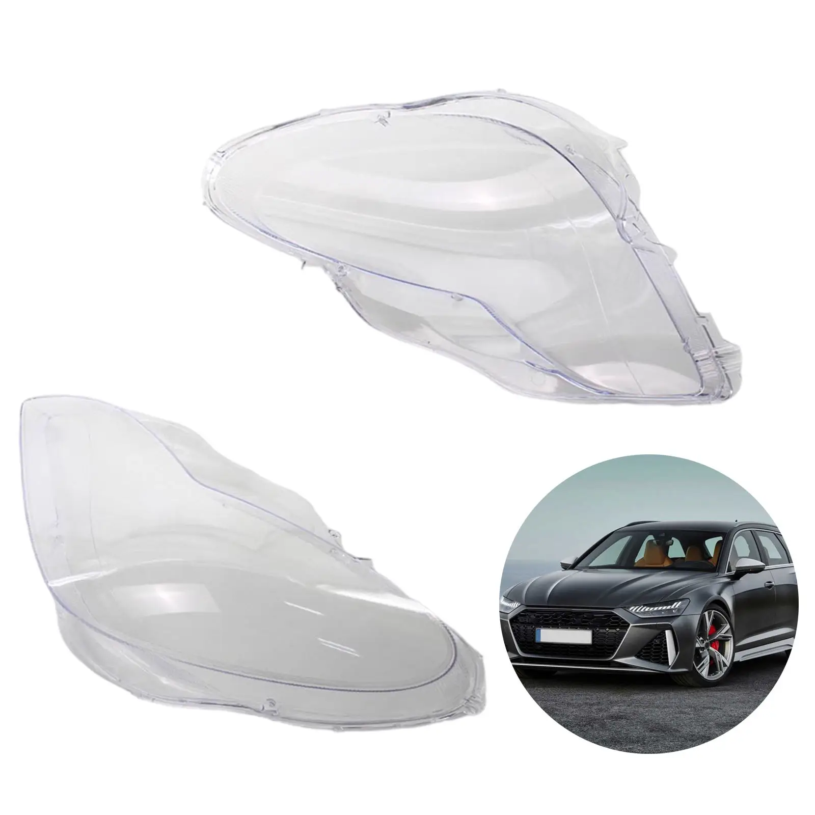 Car Front Headlight Headlamp Lens Cover for Mercedes W219 CLS350 CLS500 CLS550 2006-2011 A2198202961 A2198203061