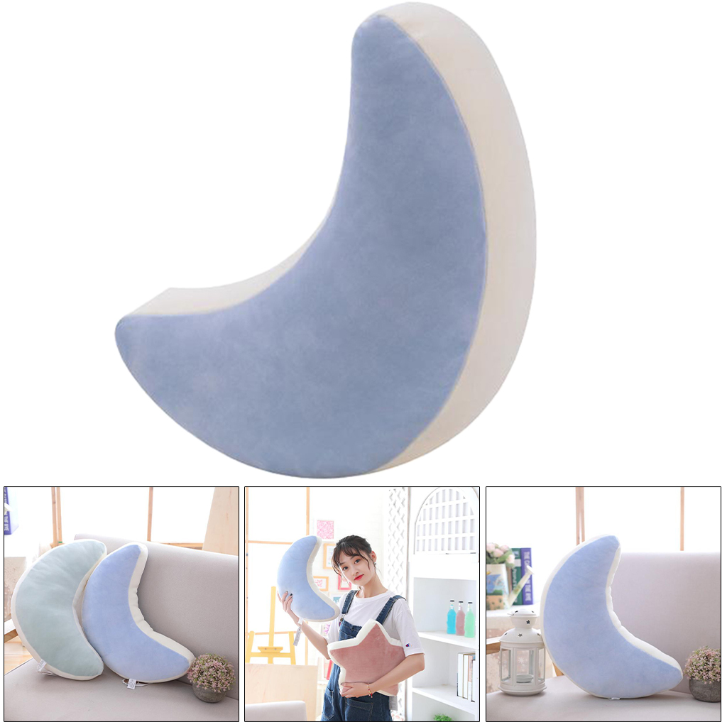 Lovely Cartoon Star Moon Cushion Pillow Waist Rest Cushion Reading Pillows Chair Back Cushion for Bedroom Office Car