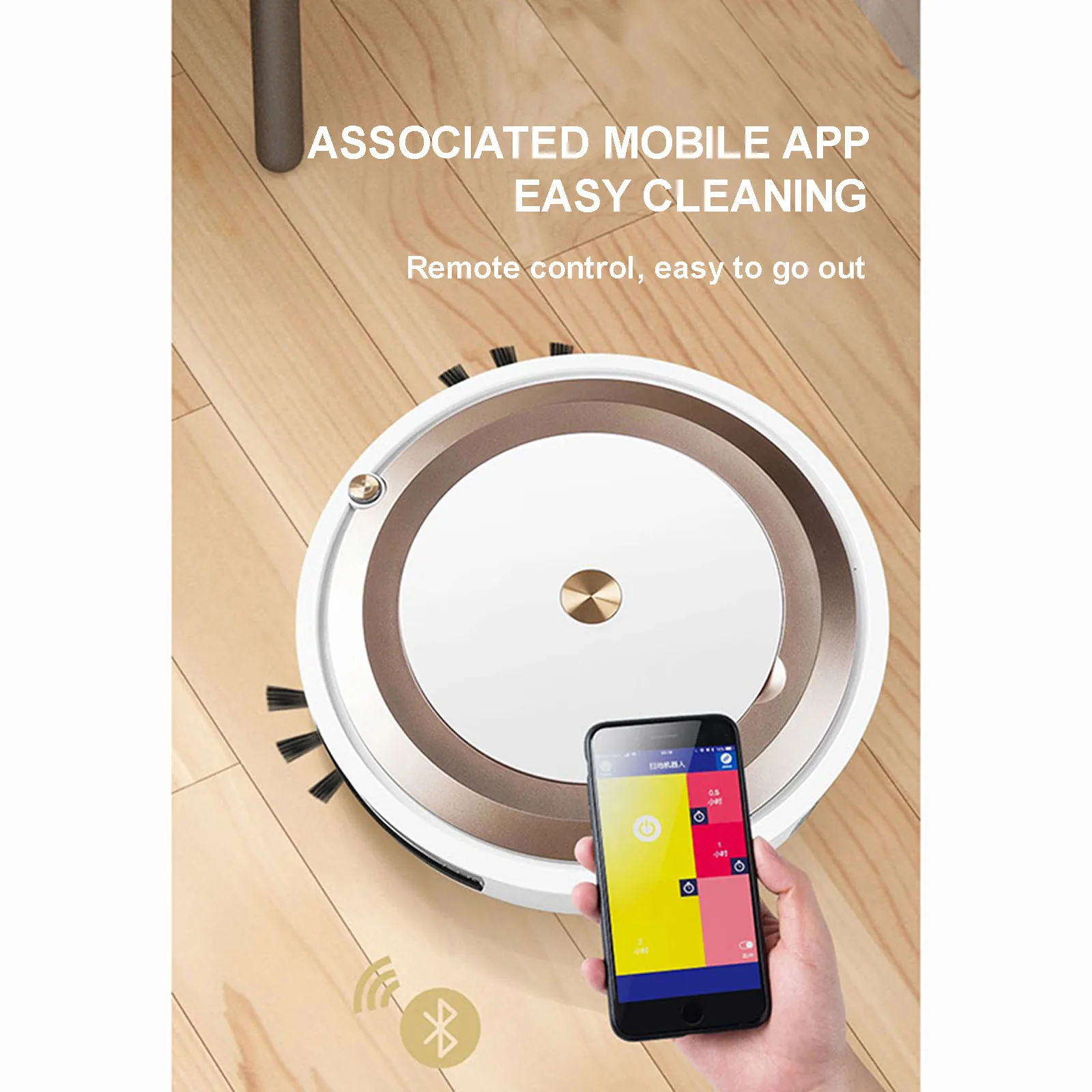 Sweepers & Mops Robot Vacuum Cleaner App Remote Control Robot Vacuum Cleaner Mini Floor Cleaning Sweeper Machine Electric Sweeper With USB FE shark vacmop