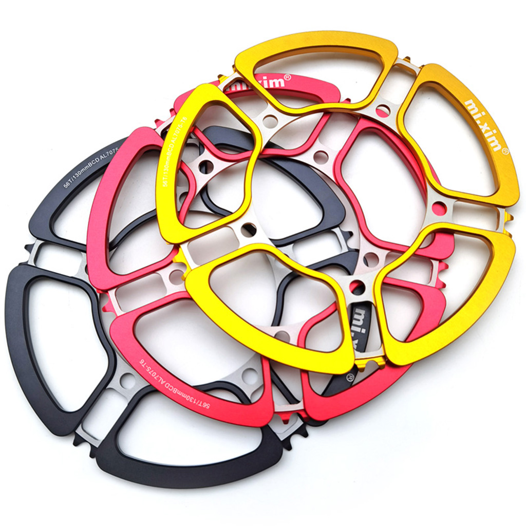 Bike Chainrings Guard Bicycle Single Variable Speed 130BCD 56T Cycle Folding