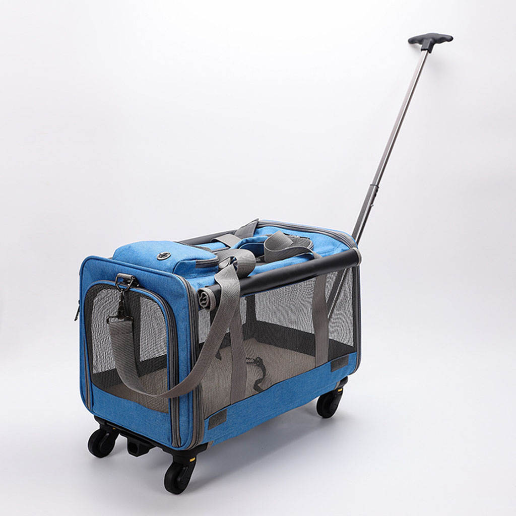Portable Pet Carrier Bag Stroller Tote Case Folding for Transport Dog Rabbit Kittens, Small and Medium, Dogs Cats