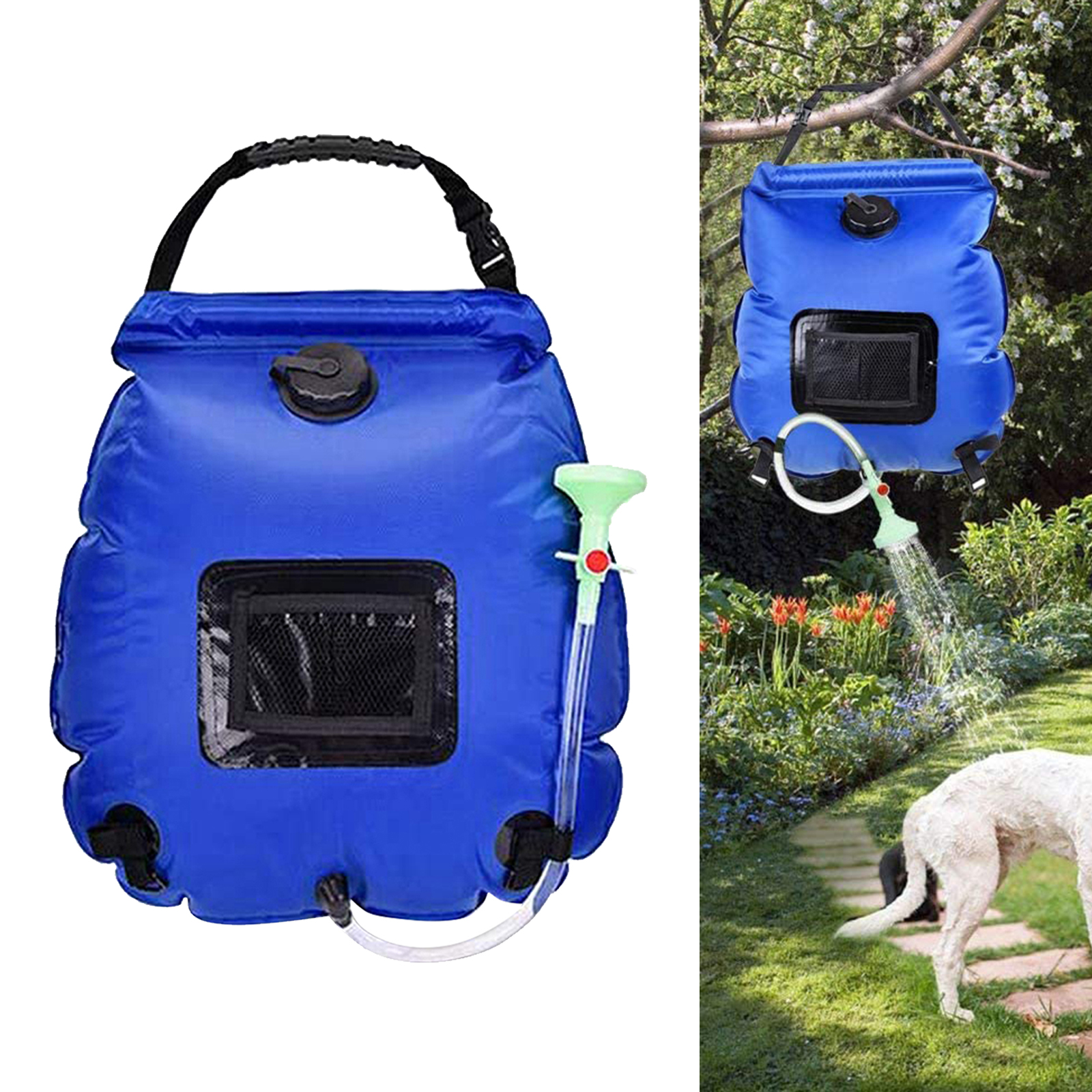 Camping Hygiene & Sanitation 1 Portable Shower Heated Bag Solar Water