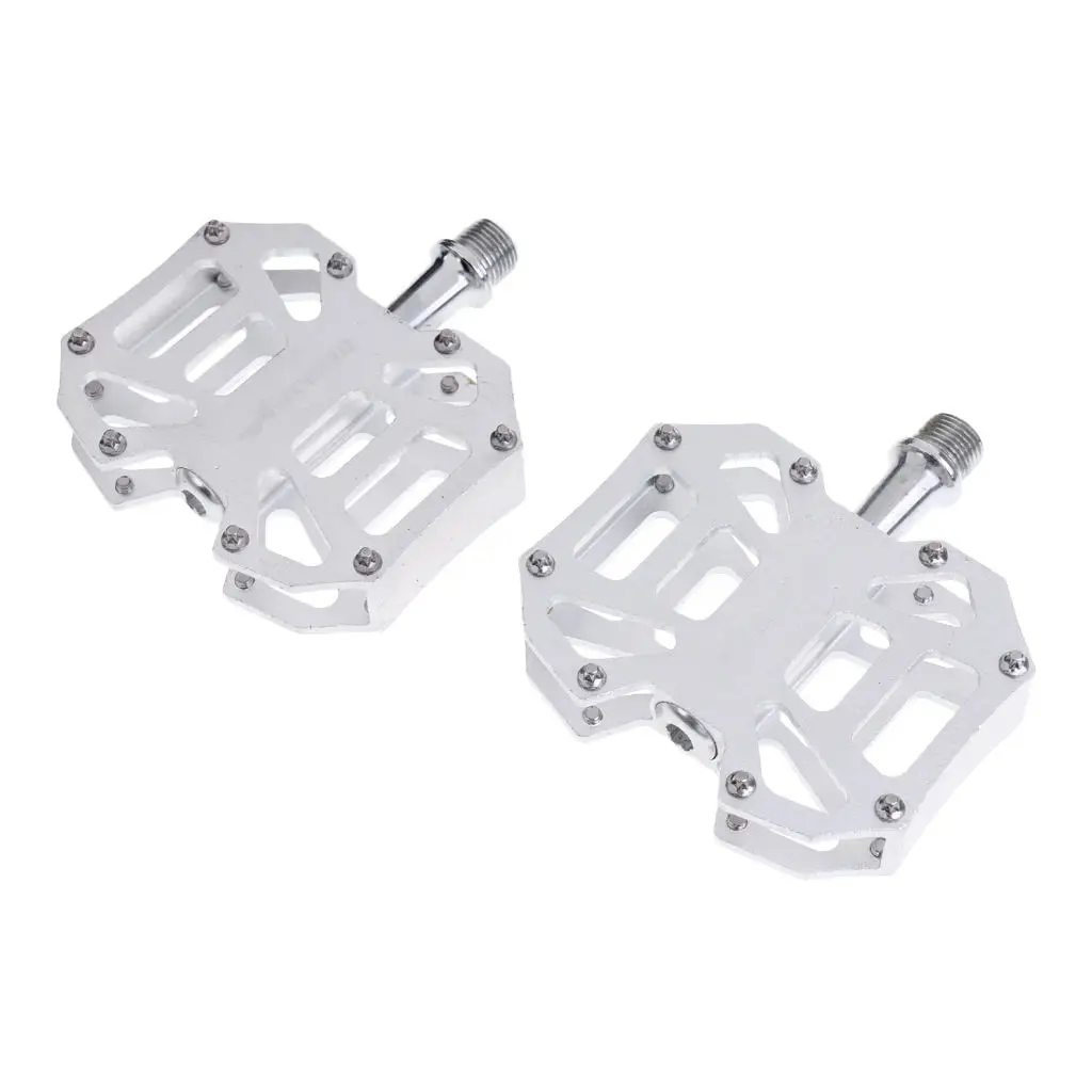 Aluminum Alloy Bicycle Pedals Mountain Road Bike Pedals for BMX MTB Cycling 9/16 inch