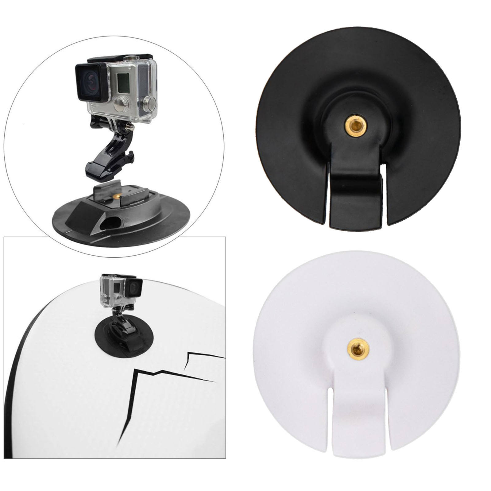 4 Inch Outdoor Kayak Inflatable Surfboard Stand Up Board Camera Mount Base Sport Camera Holder Stand Base Fixed Stable Bracket