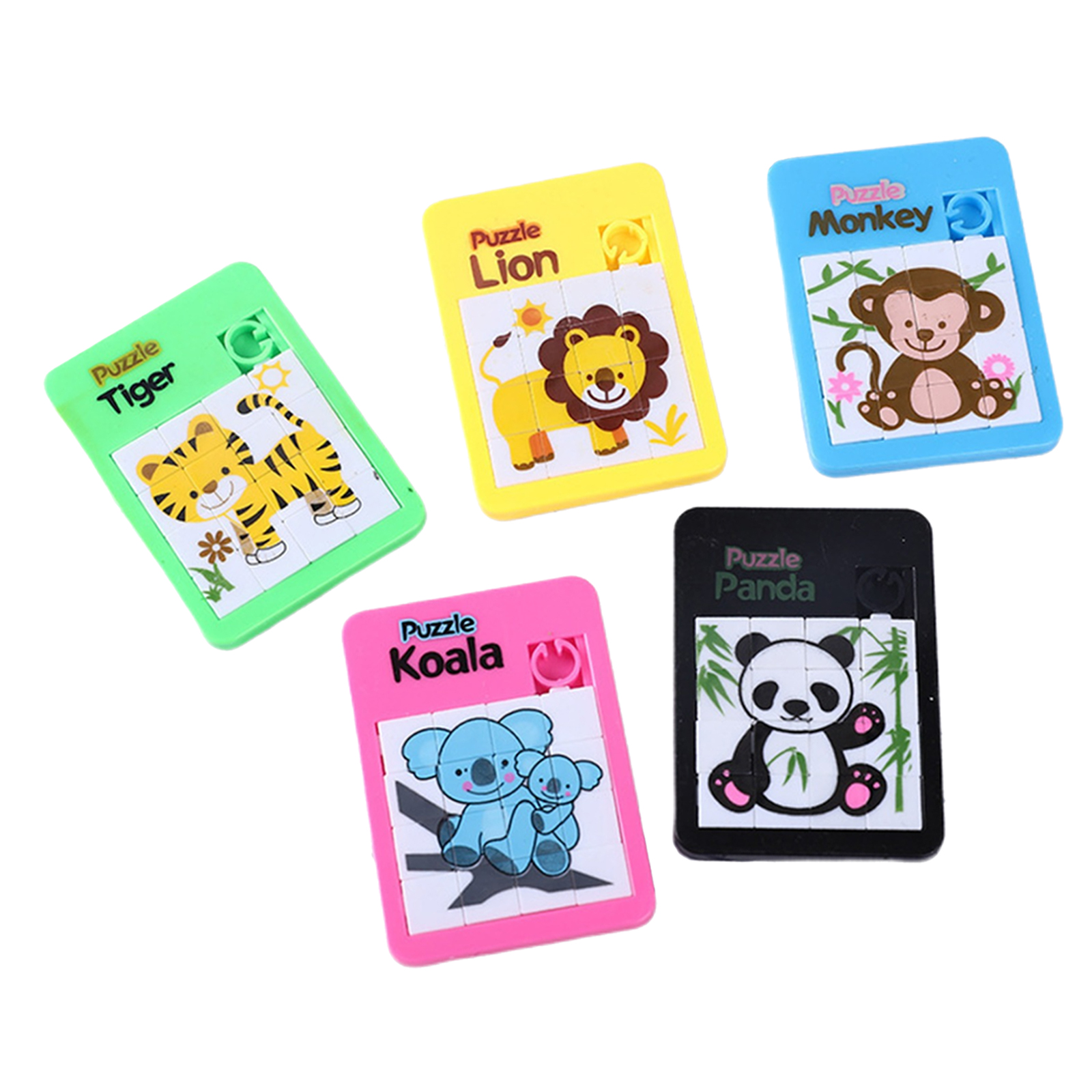 Cartoon Animal Jigsaw Puzzles Toys Matching Game Educational Learning Toys