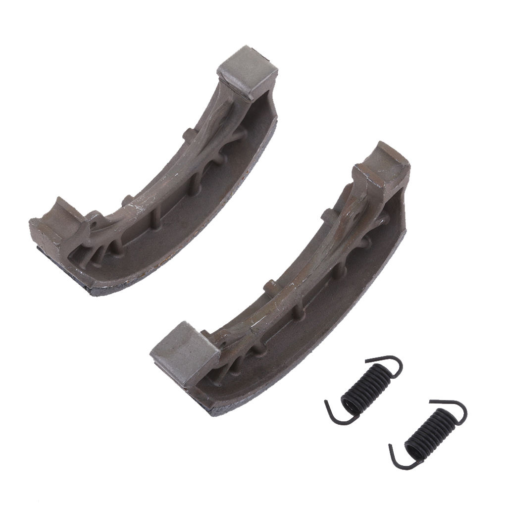 Gray Motorbike Rear Wheel Brake Shoes Kit Pad Fits for Yamaha PEEWEE 80 2010 2011 2012 2013