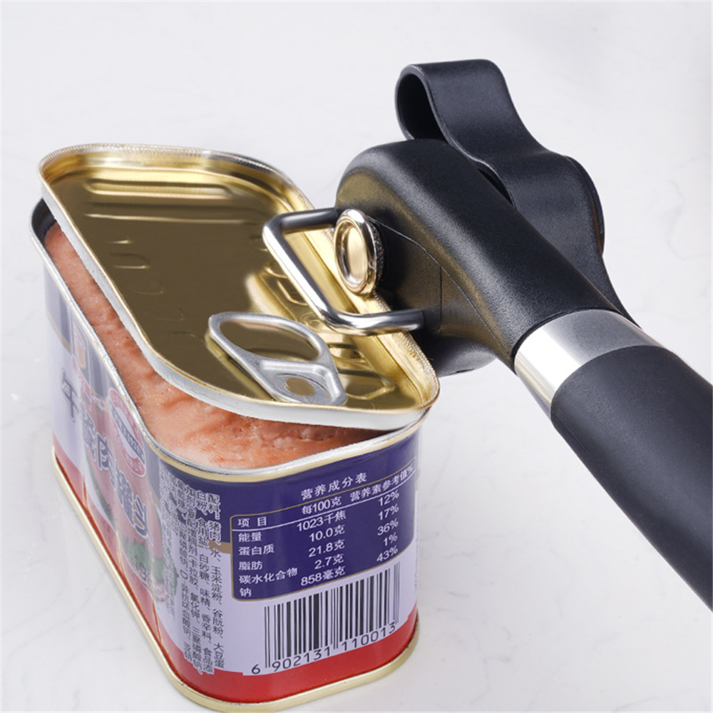Cans Jar Opener Professional Kitchen Tools Bottle Opener Knife Handheld Manual Can Tin Opener Side Cut Manual