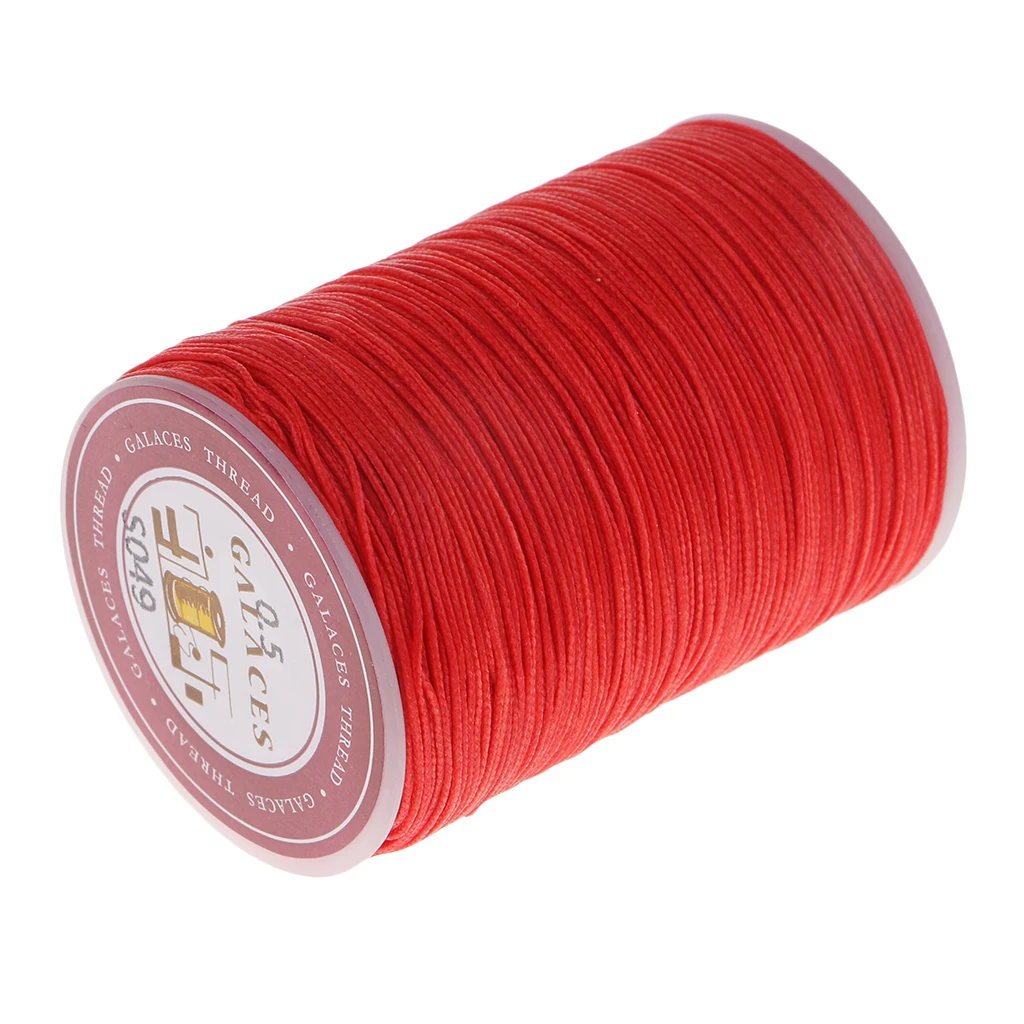 130 Meters 0.5mm Round Polyester Waxed Thread Sewing Stitching