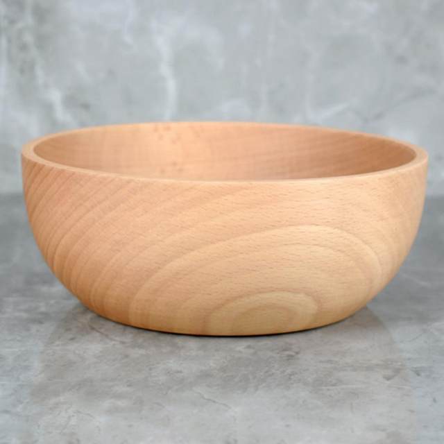 GROFRY Portable Salad Bowl Wear-resistant Wood Multifunctional