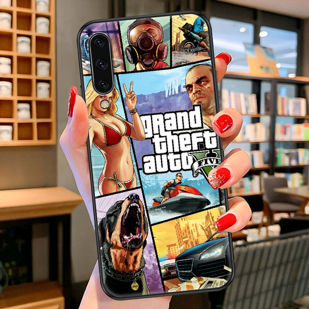 Grand Theft Auto GTA GTA5 чехол для телефона Samsung Galaxy A 3 5 7 8 10 20  21 30 40 50 51 70 71 E S 2016 2018 4G черный бампер из ТПУ | AliExpress