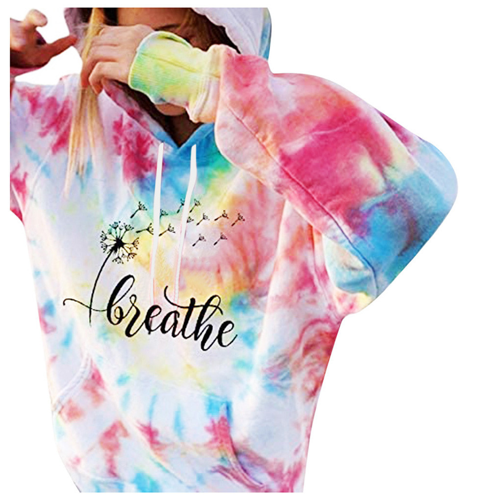 hannah stocking tie dye hoodie