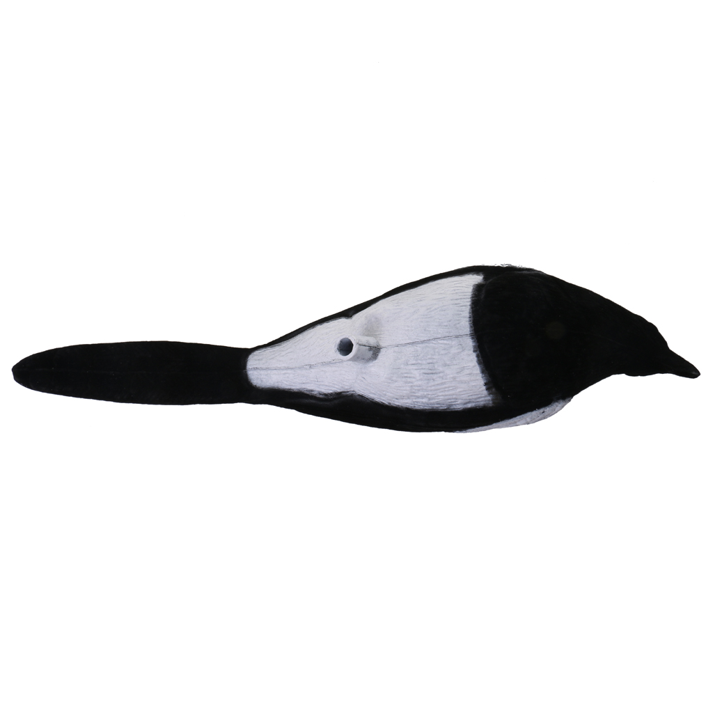 Full Flocked Realistic Calling Magpie Decoy /Hunting Decoying Baits