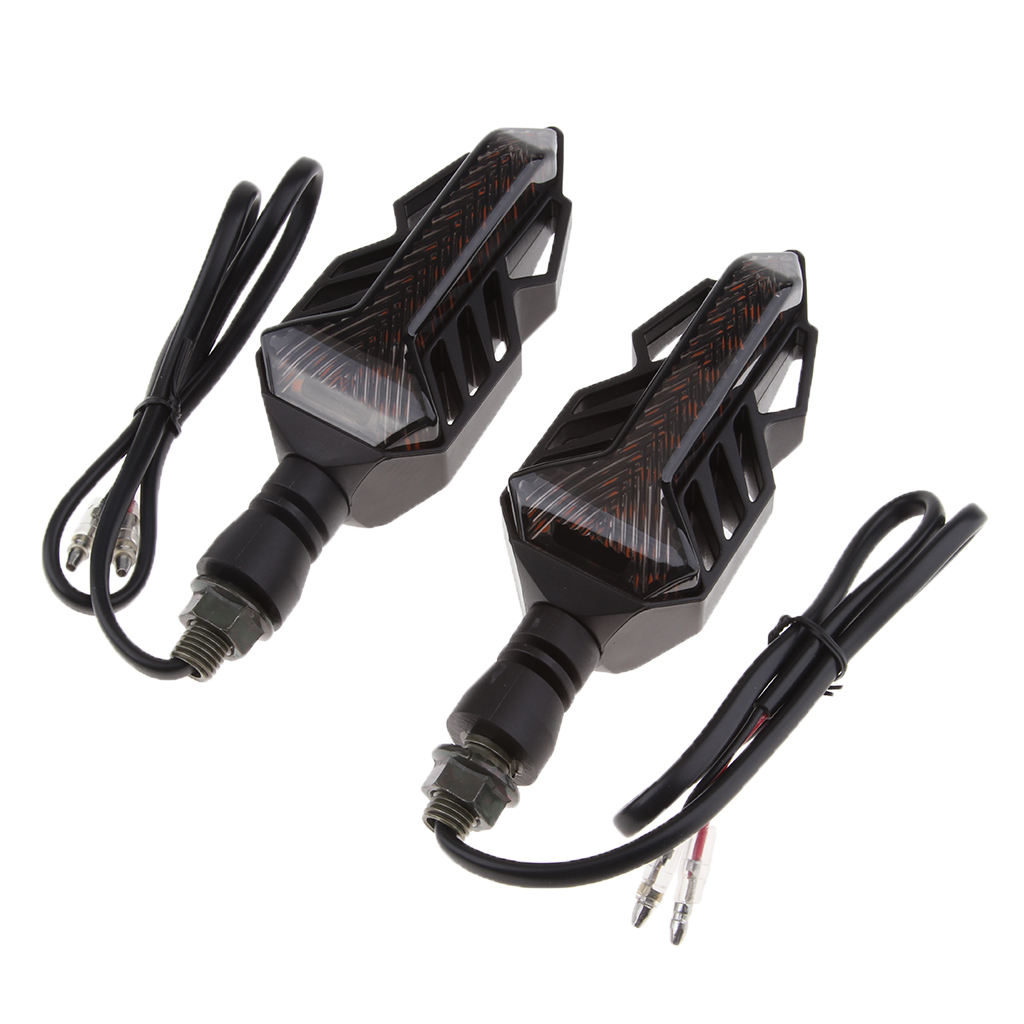 2x 12V Integrated LED Brake Light & Turn Signals Indicator Light Blinker Lamp for Motorcycles Dirt Pit Bike
