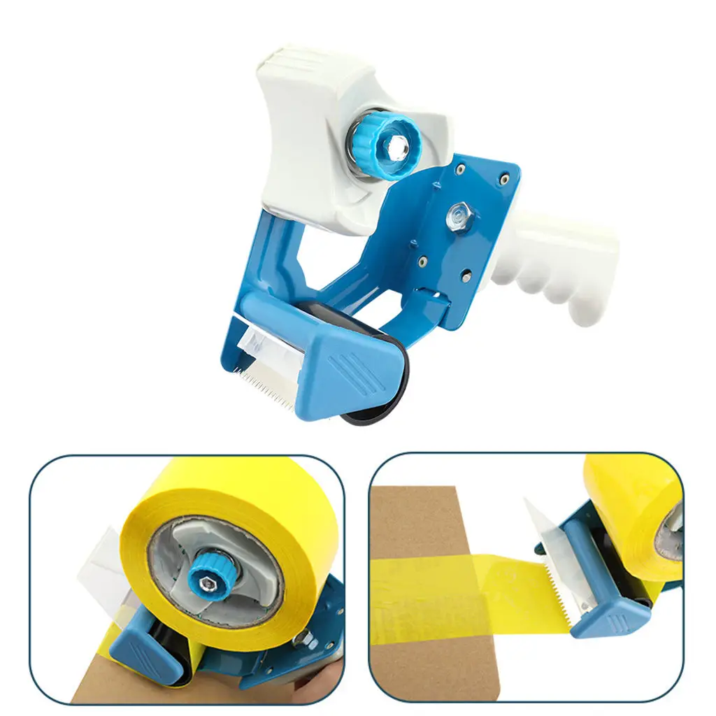 Protable Packing Tape Dispenser Packaging Tools Box Sealing Tape Cutting Machine Household for Home Office Desktop