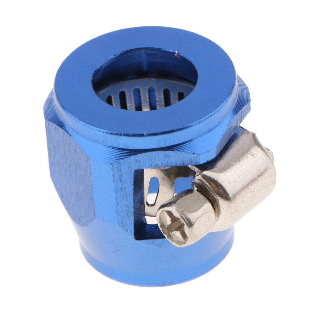 Universal Metal Auto Car AN8 Hose End Finisher Fuel Oil Water Line Clip Clamp 25x23x30mm