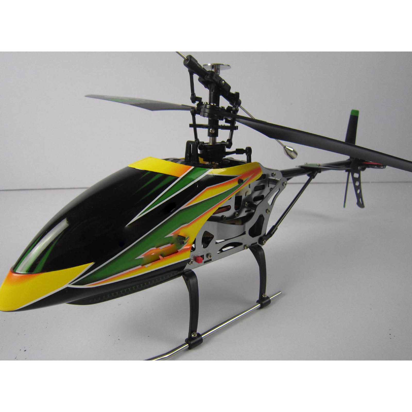 Yellow 2.4G Display 4CH RC Remote Control Helicopter RTF For WLtoys V912 Exquisitely Designed Durable for Boys Kids