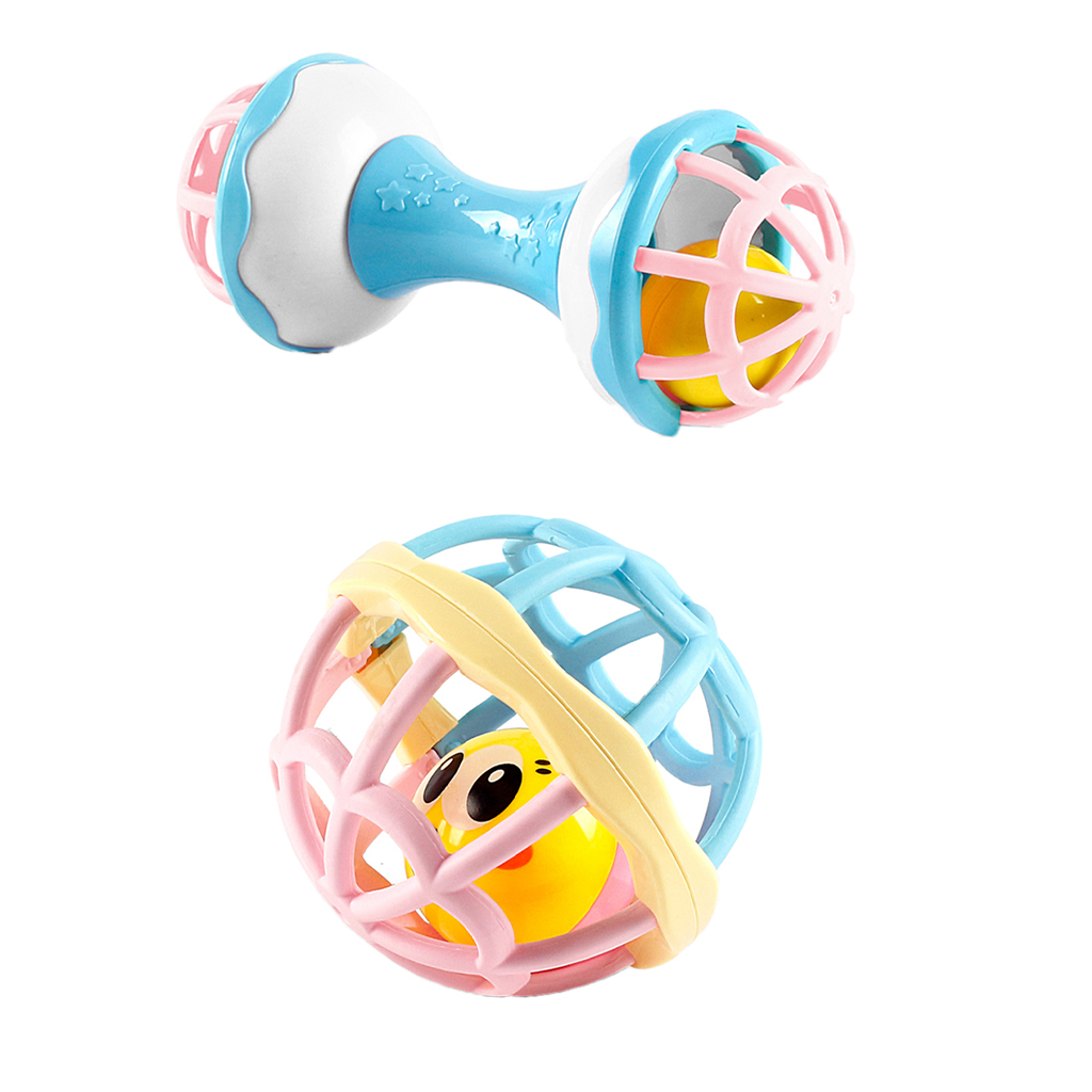 Baby Rattle Toddler Newborn Kids Hold Shaker Bell Rattles Sound Sensory Toy