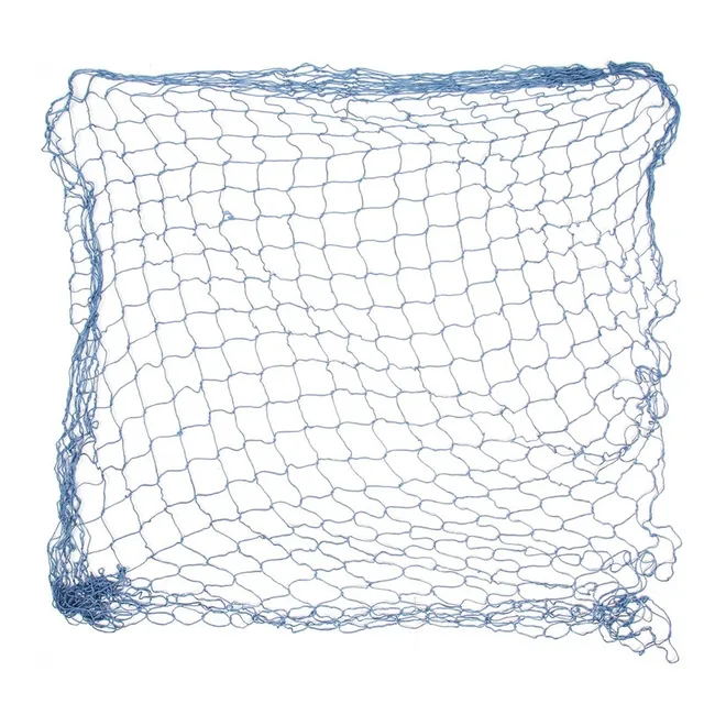 100*200CM Fishing Net Decor Bar Home Wall Decor Nautical Style Blue White Fish  Nets