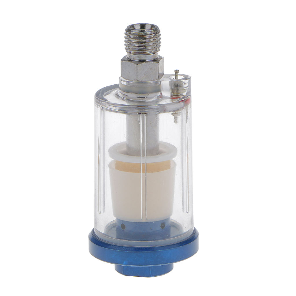 Mini Air Line Filter 1/4 for Spray  Water Trap Clear Moisture Painting