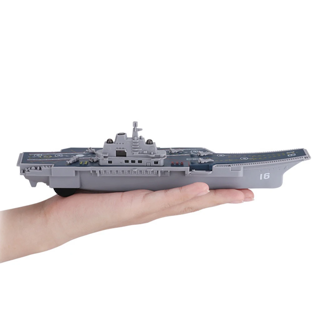 Electric Aircraft Carrier Children Education Toy Ship Model with Music