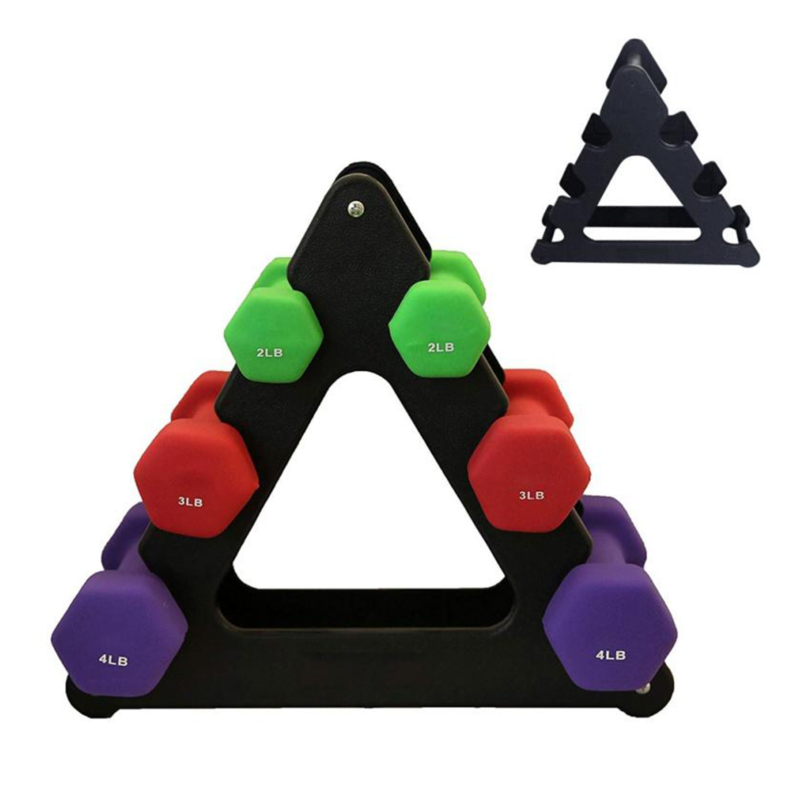 Solid Dumbbell Rack Home Stands Tree Bracket Vertical Holder Sorting Bracket