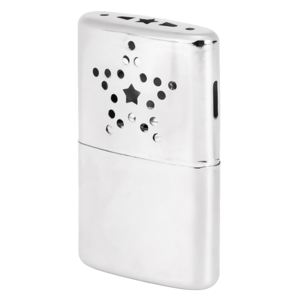 Stainless Steel Reusable Pocket Hand Warmer Pocket Heater 24 Hours Silver with Warming Bag
