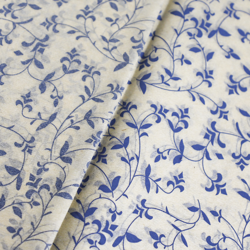 1PCS Keramik Unterglasur Farbe Aufkleber Papier Blau und Weiß Aufkleber DIY Jingdezhen Keramik Blank Transfer Blume Papier 54x37cm – Detail 4