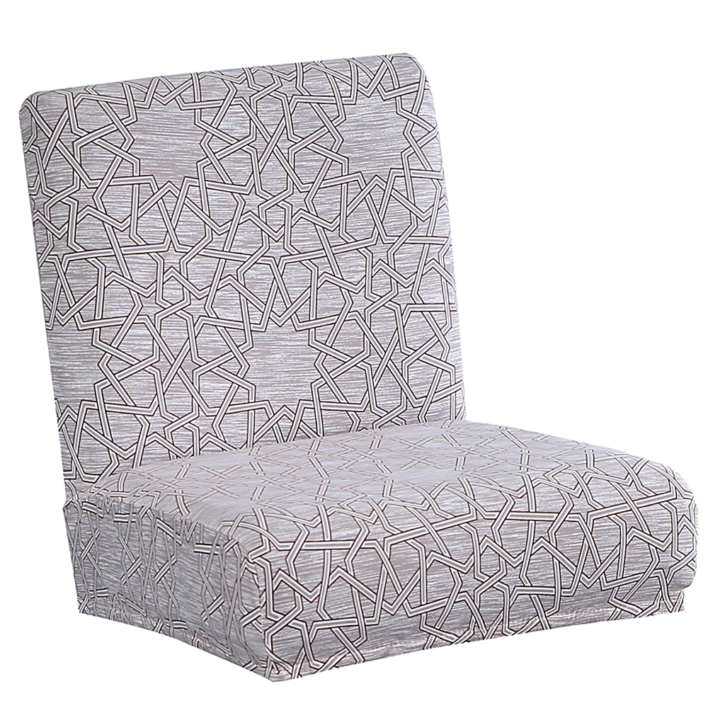Short Low Back Chair Cover Stretch Slipcovers for Bar Counter Height Stool Decor