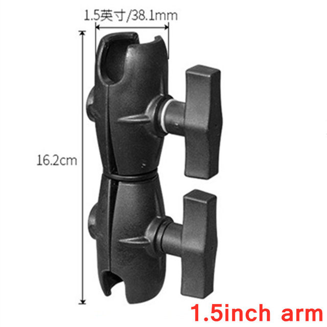 Bras Support RAM Mount 201U - Double Douille 1.5 Pouce Universel