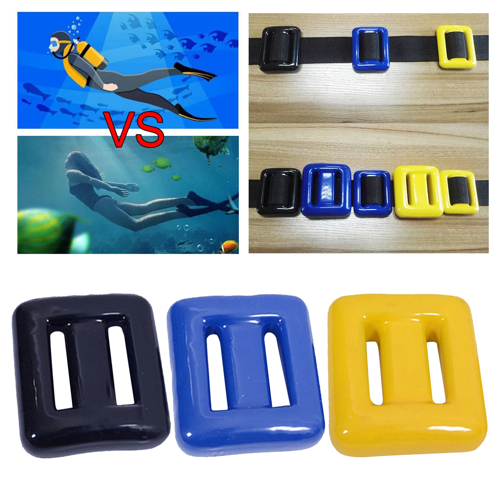 Scuba D Ring Lead Weights Counterweight Diving Dive Snorkeling Sport Accessories