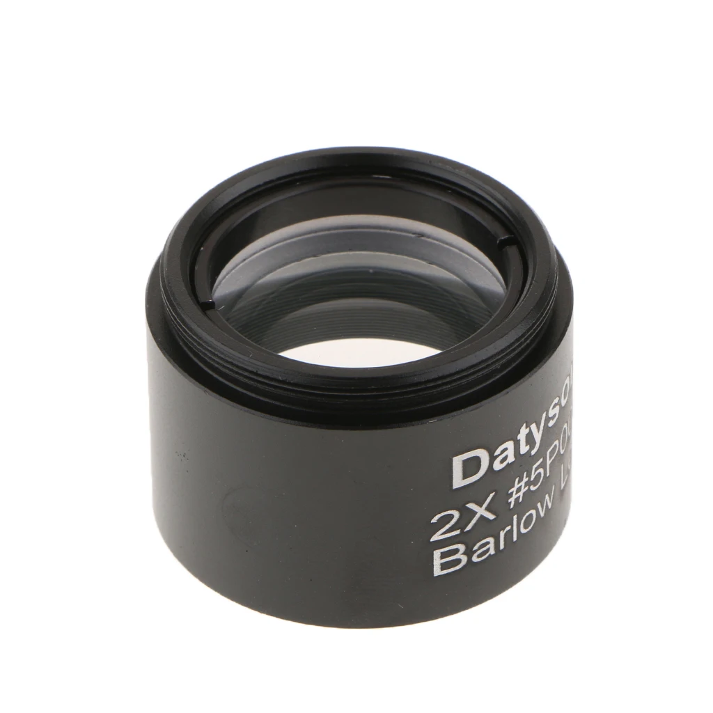 1.25`` 2X Metal Barlow Lens M28.6*0.6 Thread for 31.75mm Telescope Eyepieces