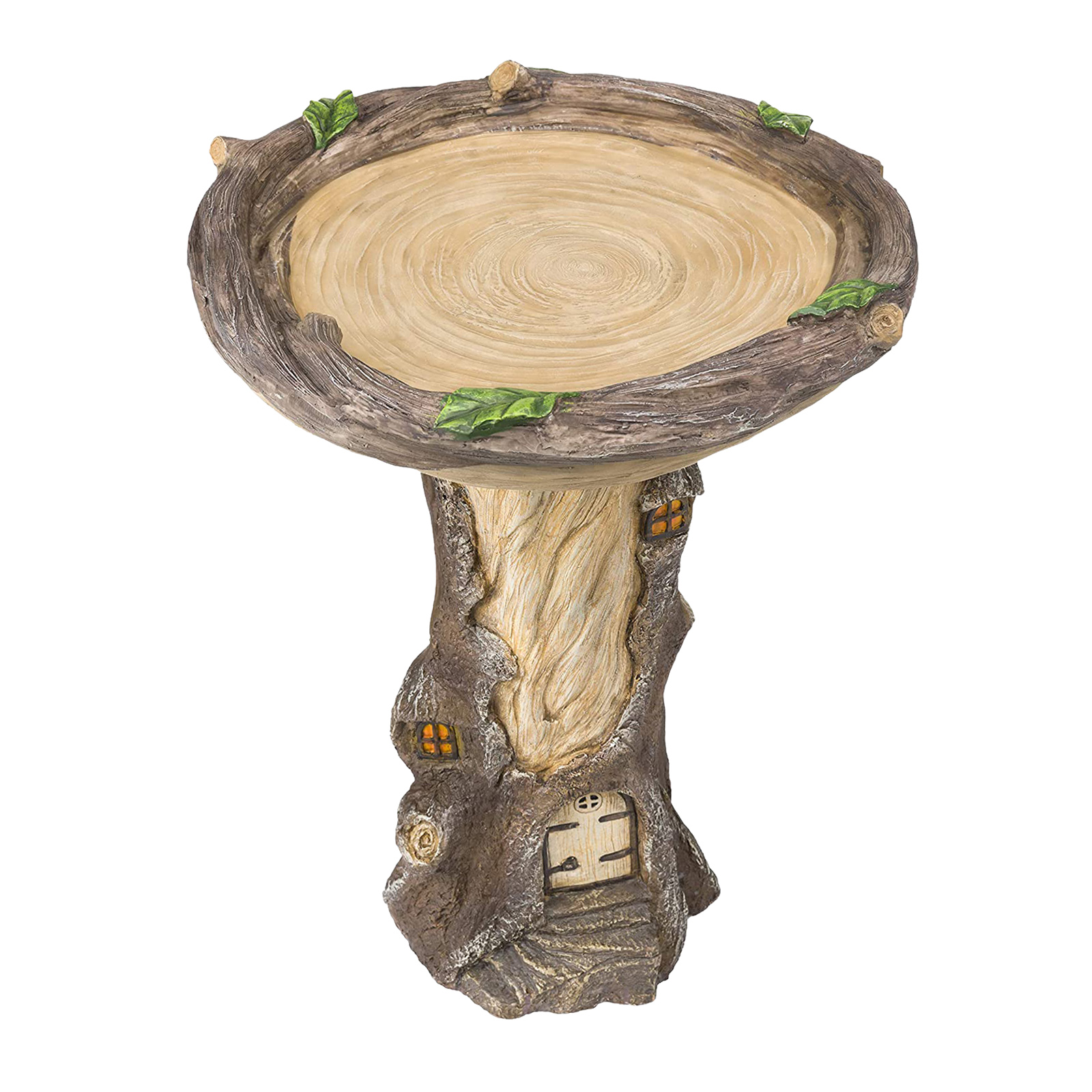 Resin Tree Bird Bath Resin  Flower and Bird Bath Garden Decorations