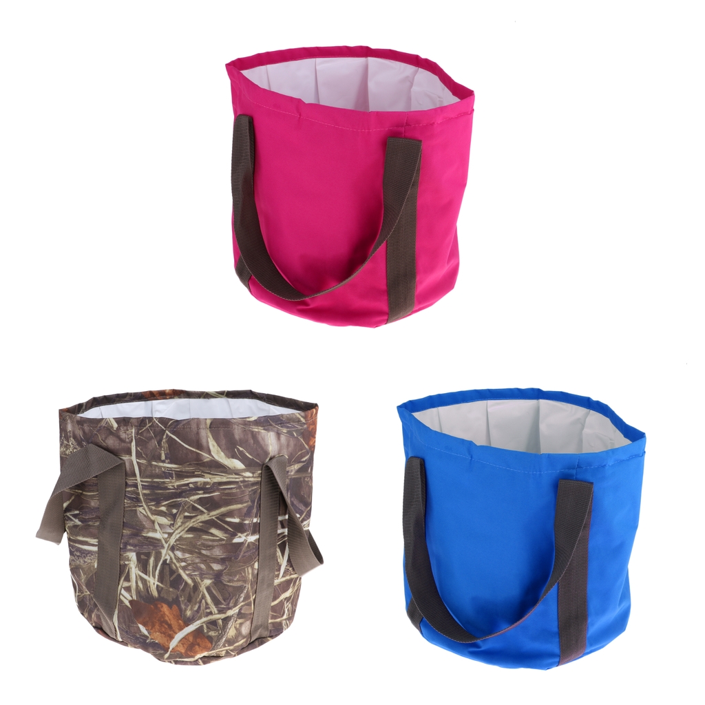 Travel Outdoor Camping Hiking Storage Pouch Collapsible Water Bucket Lightweight Large Capacity Folding Foot Washing Basin