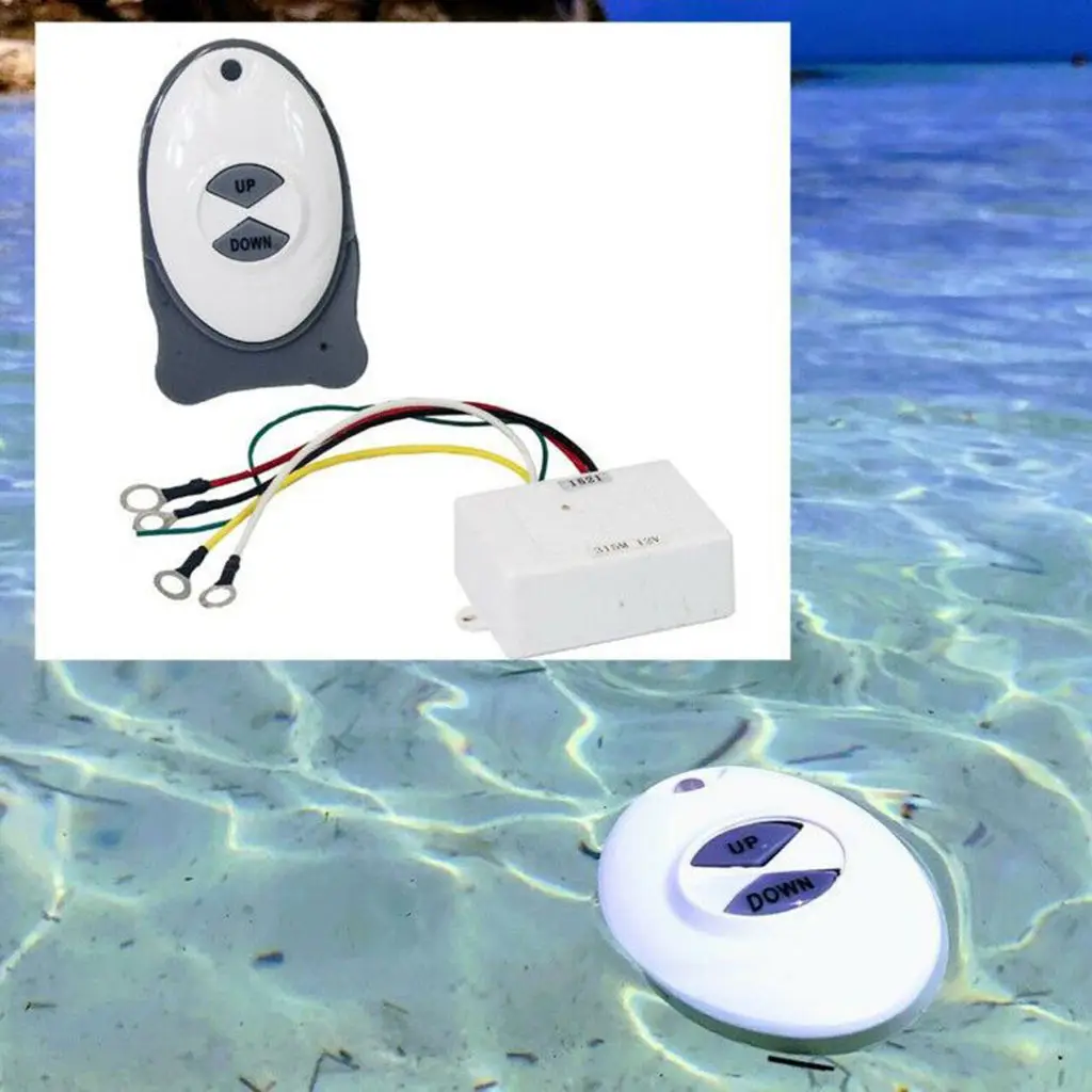 Plastic Anchor Wireless Switch Windlass Anchor Remote Kit Yacht Waterproof