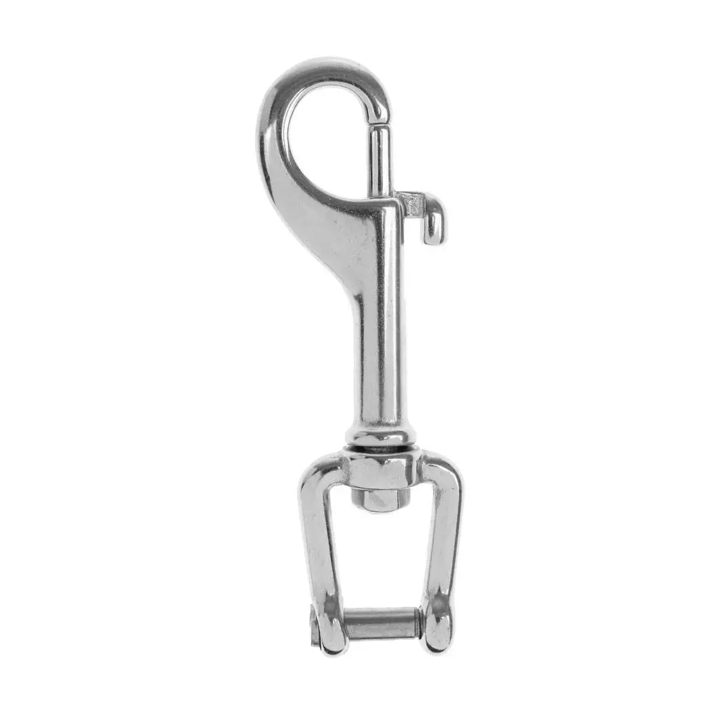 Hook Fastener Hook Clip Dog Clasps Carabiners Swivel Stainless Steel - 8.5x2.3cm Hook Fastener Hook Clip Dog Clasps Carabiners Swivel Stainless Steel - 8.5x2.3cm