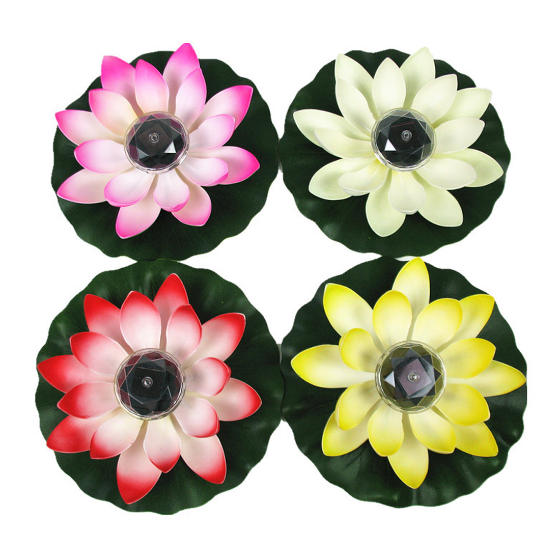 Flor de Lótus Decorativa sem Bateria Forma Lagoa Lanterna Flutuante Led Festival Outdoorwaterproof Jardim Lâmpada Iluminação Luz 17 Luzes subaquáticas