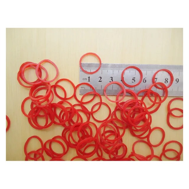 High Quality White Elastic Rubber Bands Stretchable Sturdy Rubber Rings For  Office School Home Dia 15mm-60mm Width=Thick1.5mm