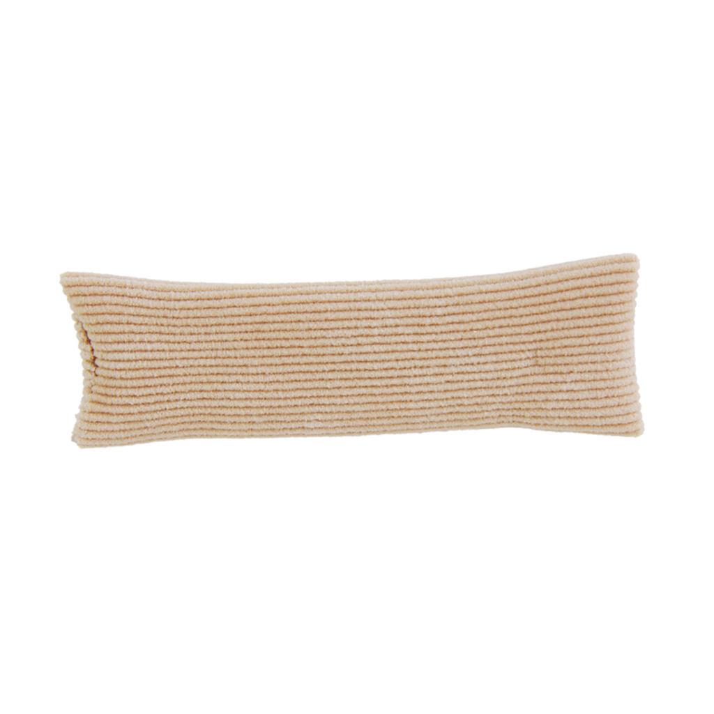 Fabric Gel Open Toe Tubes Cuttable Ribbed Knit Sleeves for Corns Blisters Callus