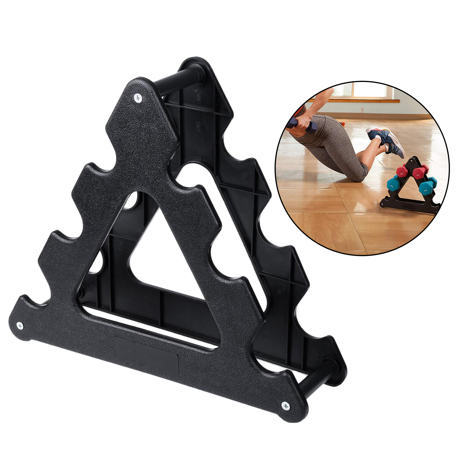 Solid Dumbbell Rack Home Stands Tree Bracket Vertical Holder Sorting Bracket