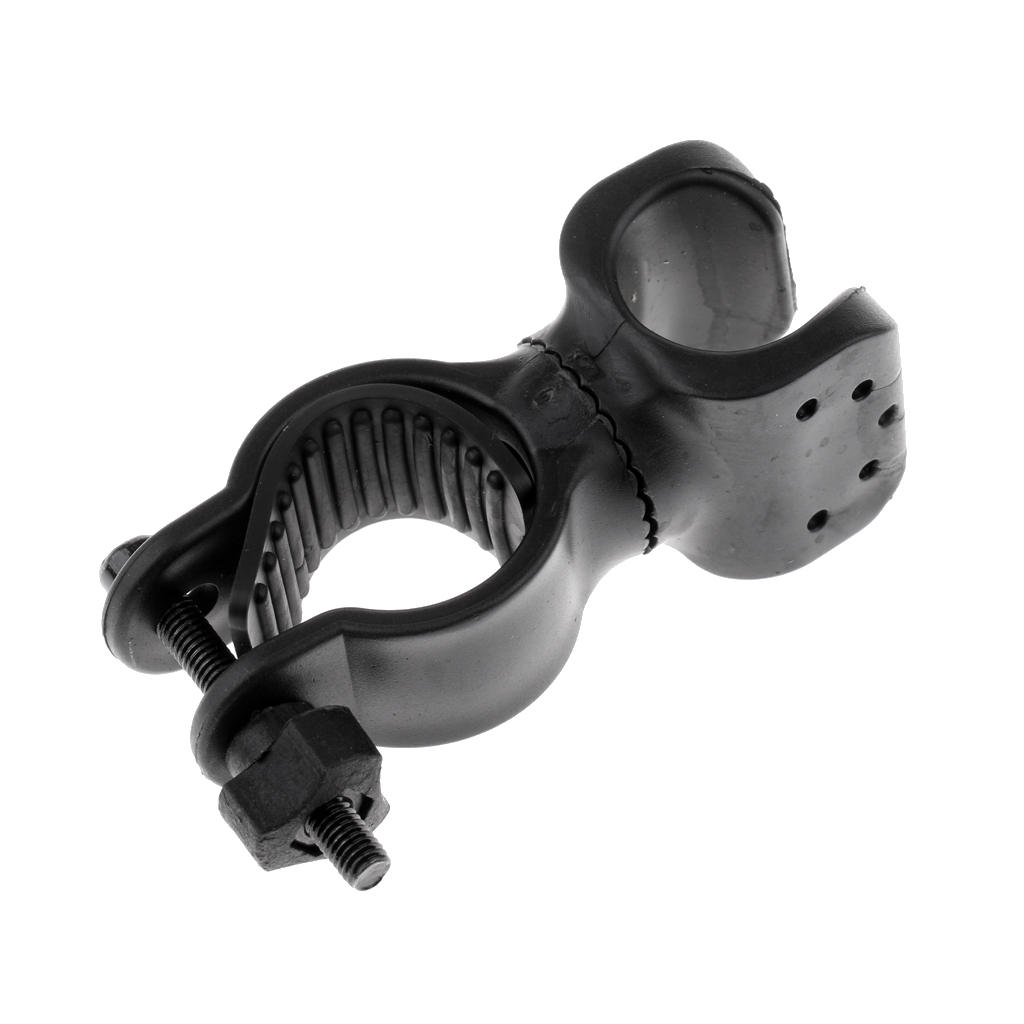 Flashlight Mount Holder, Universal  Bike LED Light Flashlight Torch Mount Holder Grip Bracket 360° Rotation Cycling Clip Clamp