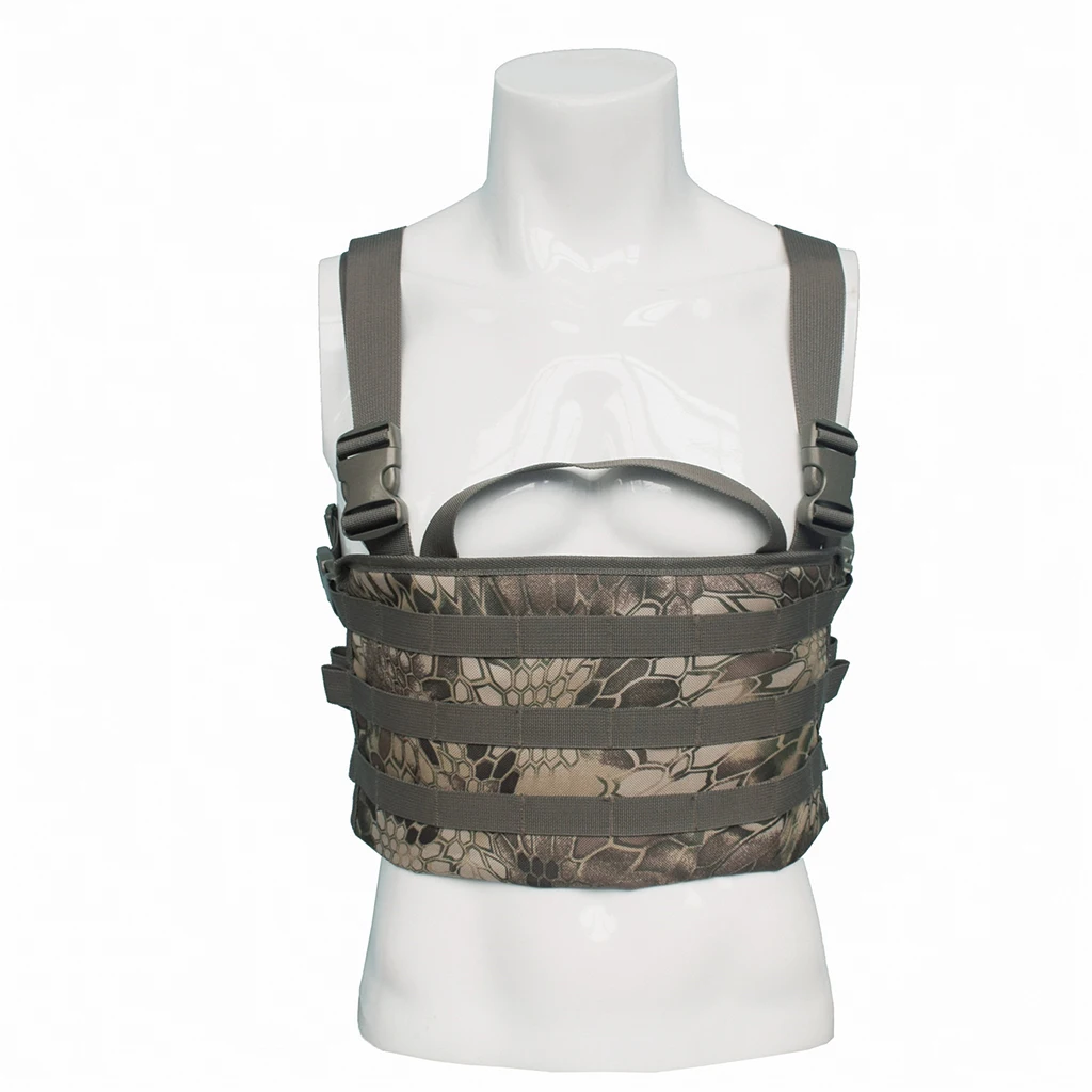 Molle Hunting Vest Chest Rig Adjustable Chest Bag Pouch for Camping Hiking