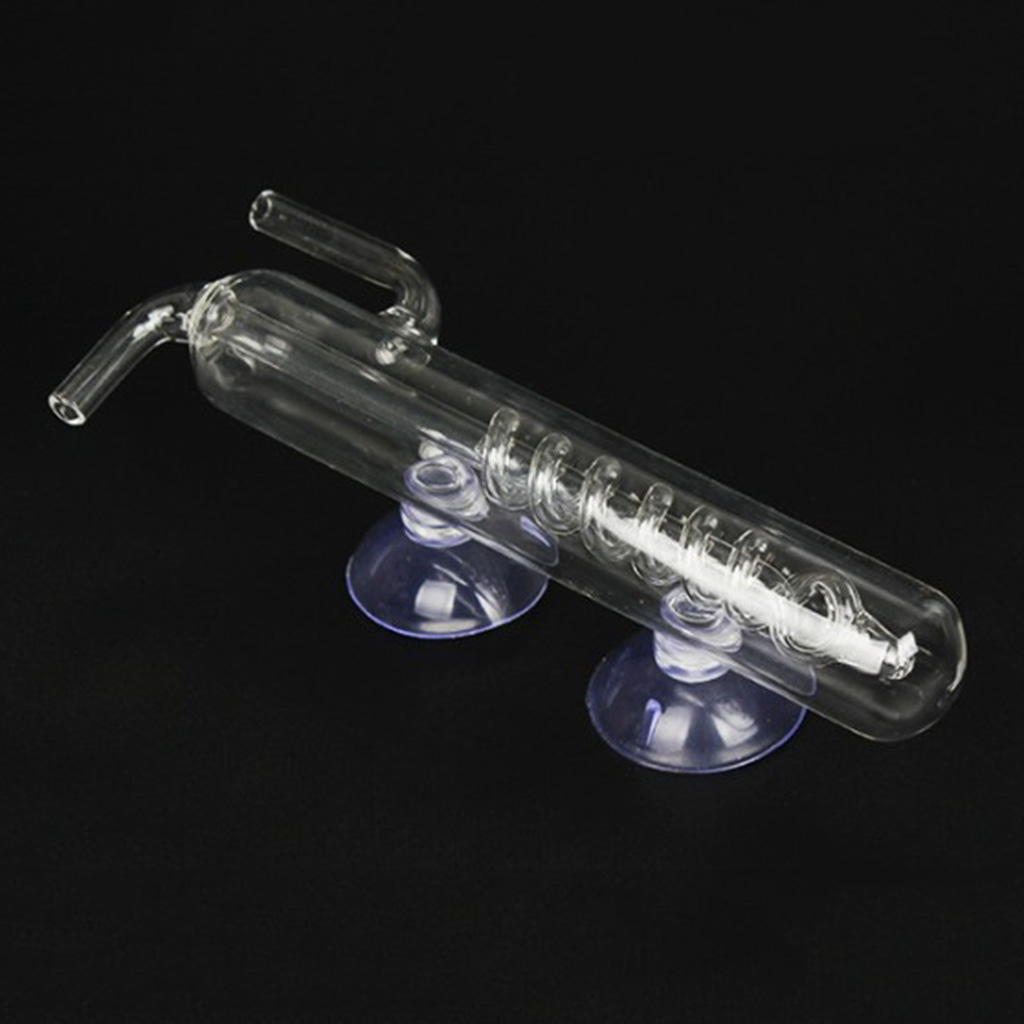 CO2 Drop Glass Checker Aquarium Fish Tank Carbon Dioxide PH Checker Monitor Cylinder Concentration Detector