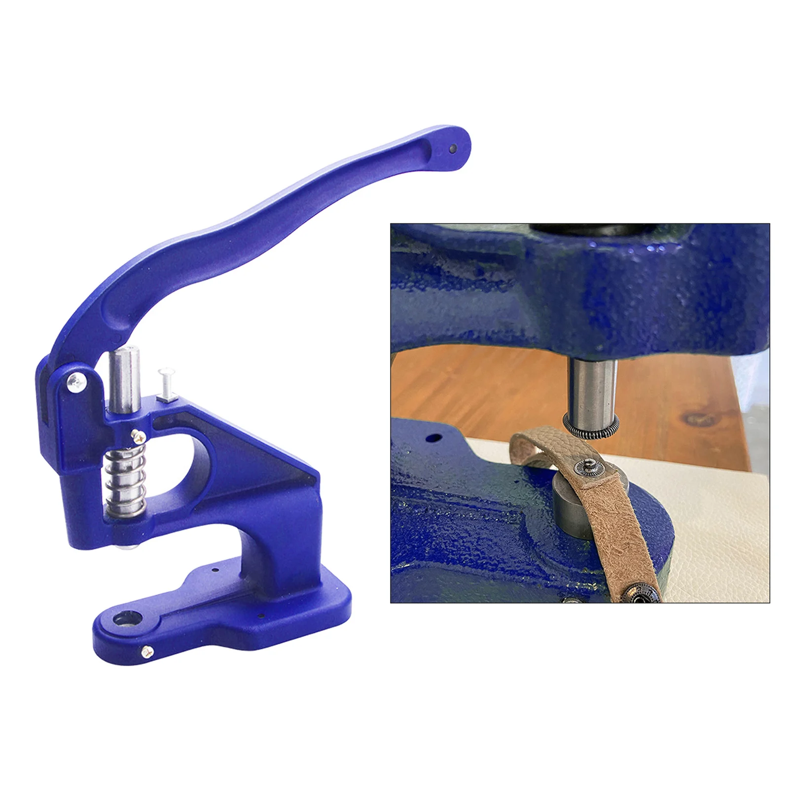 Grommet Eyelet Machine Punch Manual Installation Tool Hand Press Sew Pressing Clamp Machine DIY Manual Snap Buttons Pressing