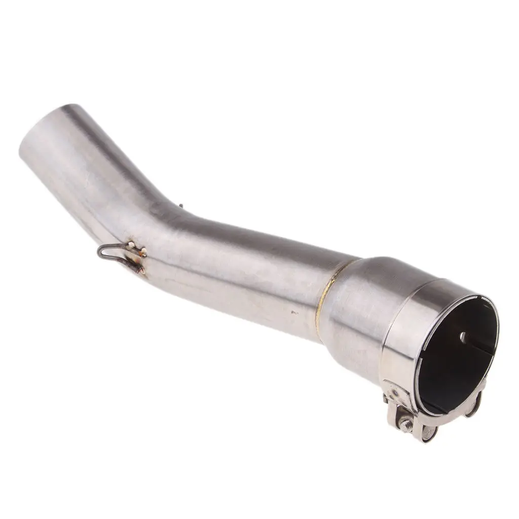 Motorcycle Exhaust Muffler Middle Link Pipe For Yamaha FZ1N FZ1000 2006-2015