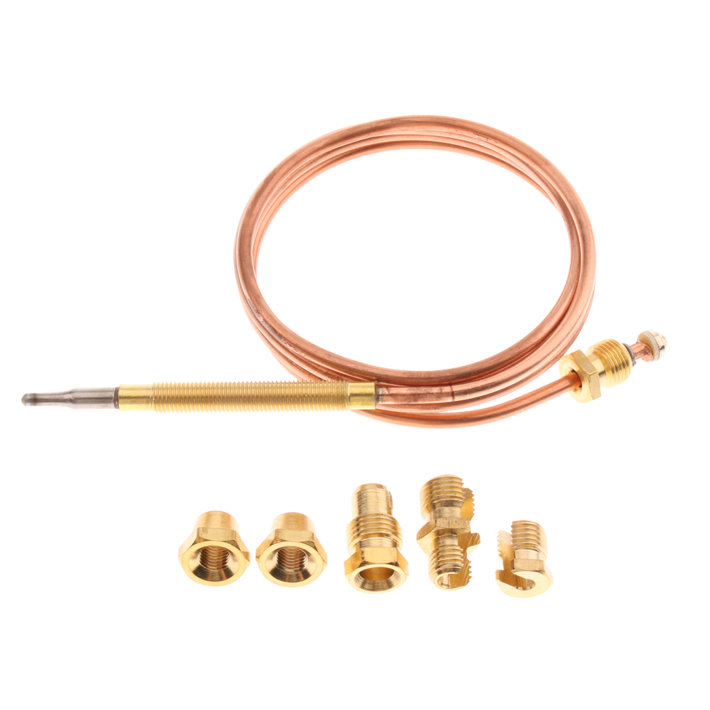 90cm Thermocouple Replacement Set For Gas Furnaces Boilers Water Heaters;