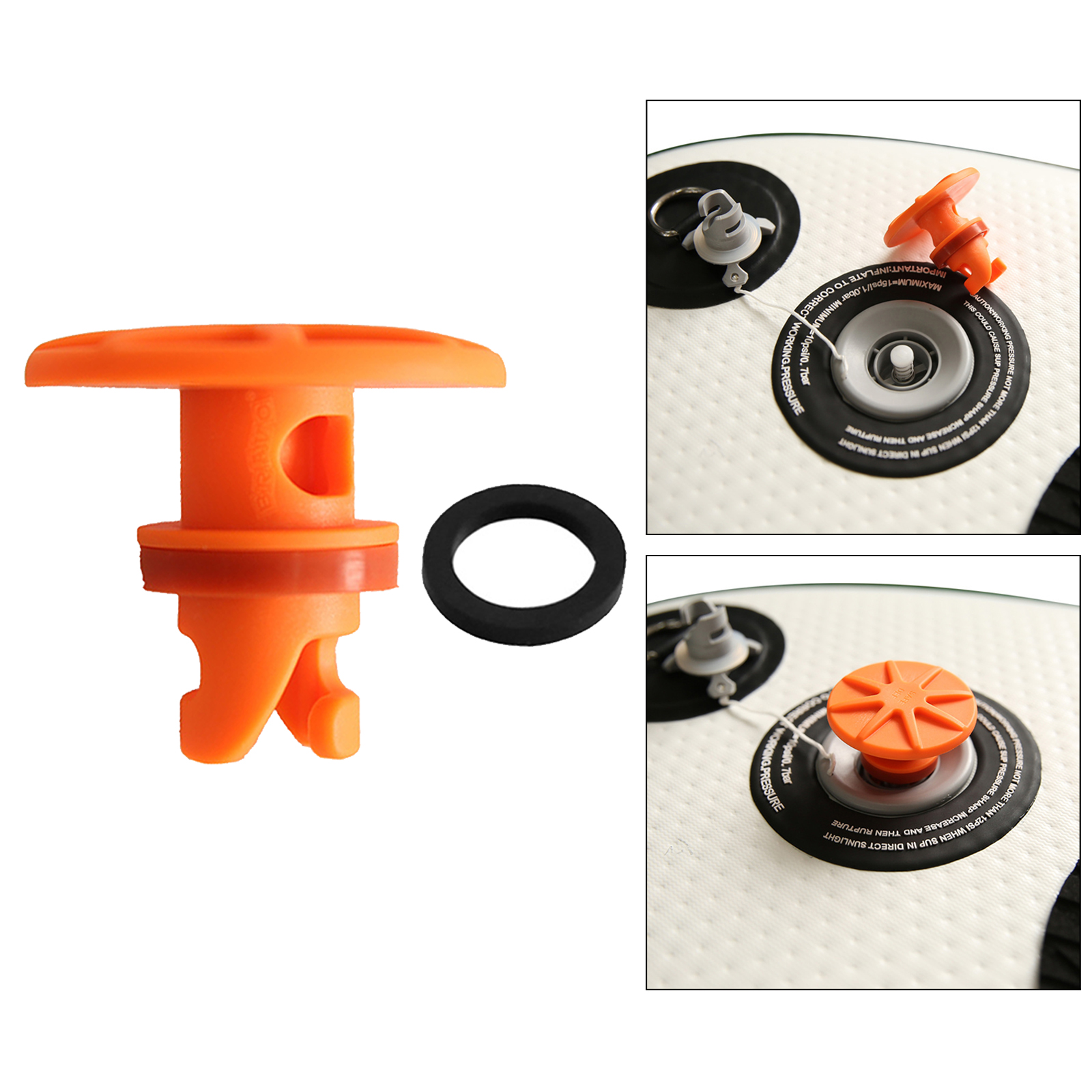 Paddleboard Inflatable Valve Surfboard Fast Quick Deflating Plastic Deflator Valve for Inflated Surfboard