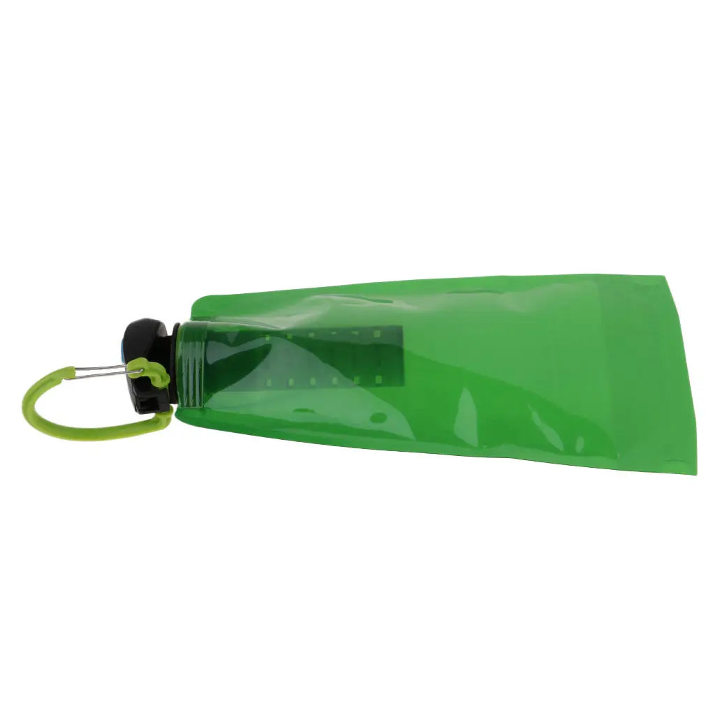Perfeclan Sport Collapsible Water Bag with Filter ABS Plastic for Camping Cycling Foldable Water Bottle
